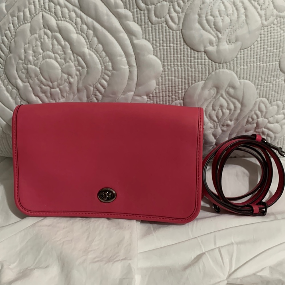 Sold Coach pink dinky